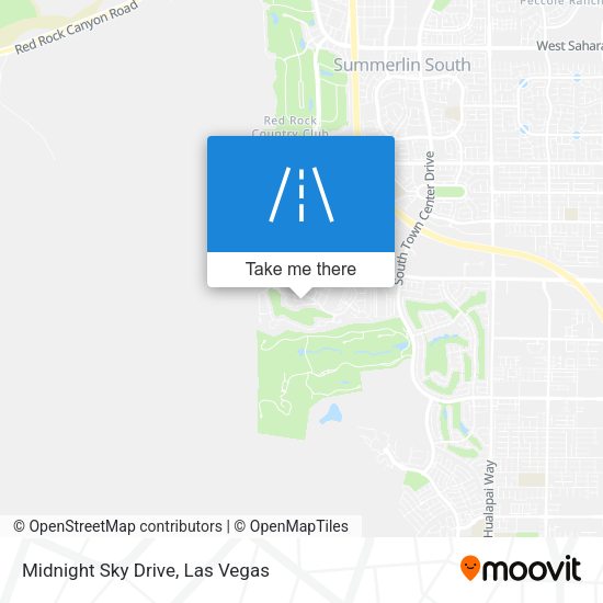 Midnight Sky Drive map