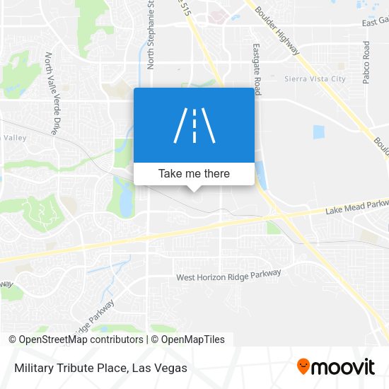 Military Tribute Place map