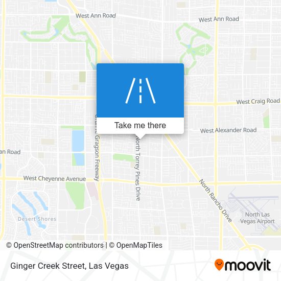 Mapa de Ginger Creek Street
