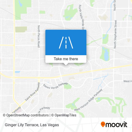 Ginger Lily Terrace map