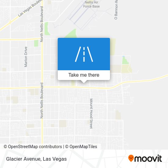 Mapa de Glacier Avenue