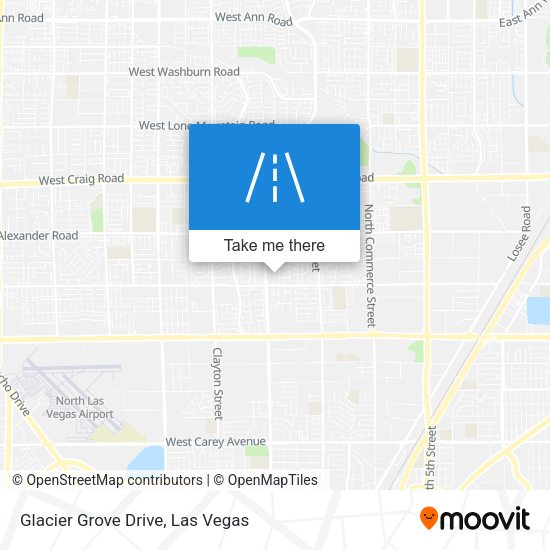 Glacier Grove Drive map