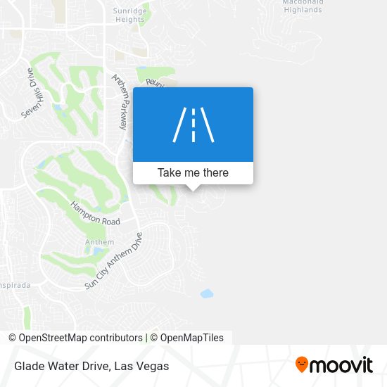 Mapa de Glade Water Drive