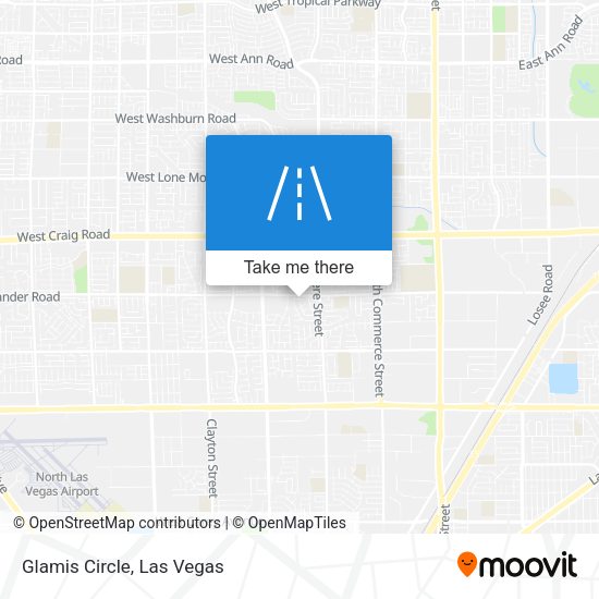 Glamis Circle map