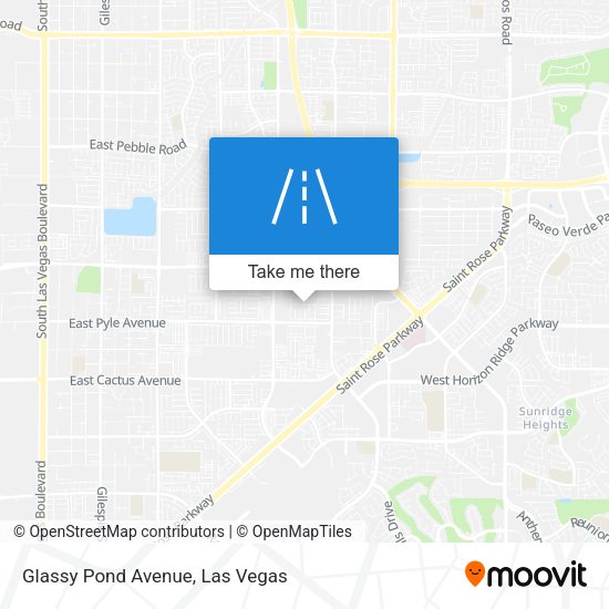 Glassy Pond Avenue map