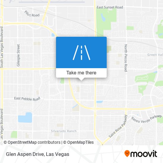 Glen Aspen Drive map