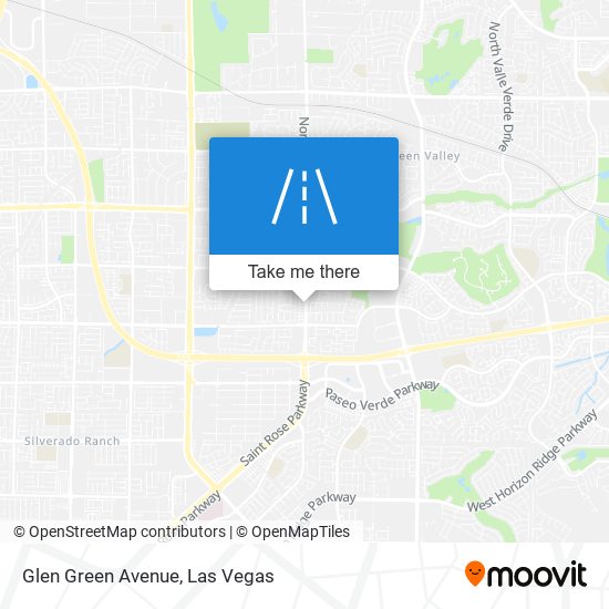 Mapa de Glen Green Avenue