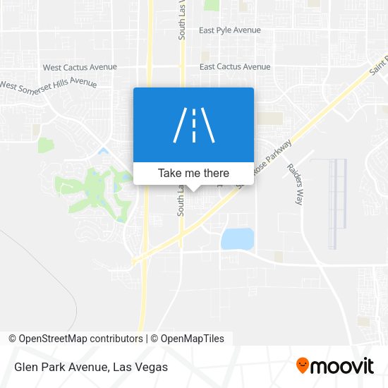 Glen Park Avenue map