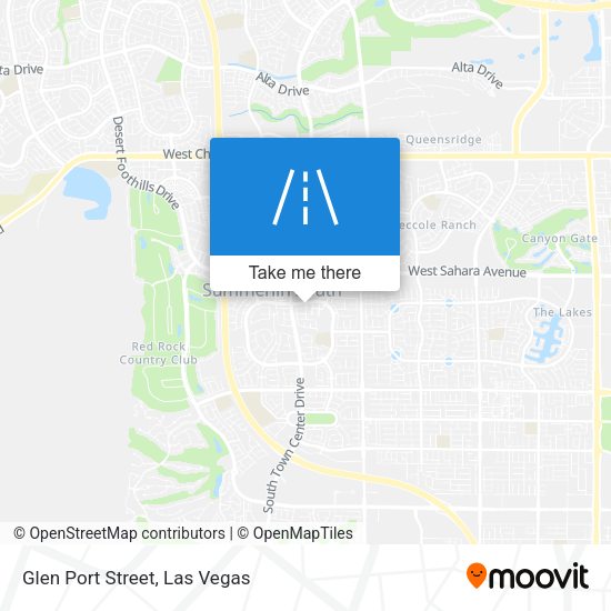 Mapa de Glen Port Street