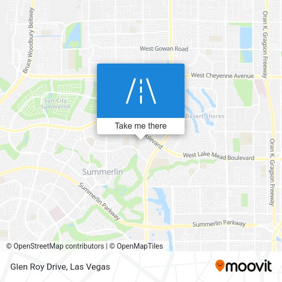 Mapa de Glen Roy Drive