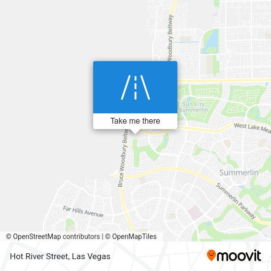 Hot River Street map