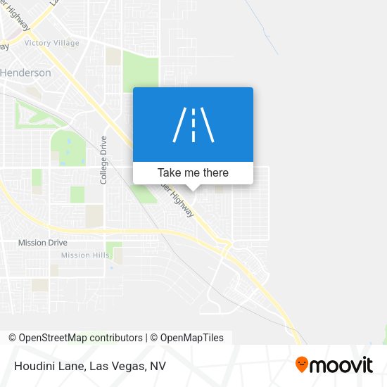 Mapa de Houdini Lane