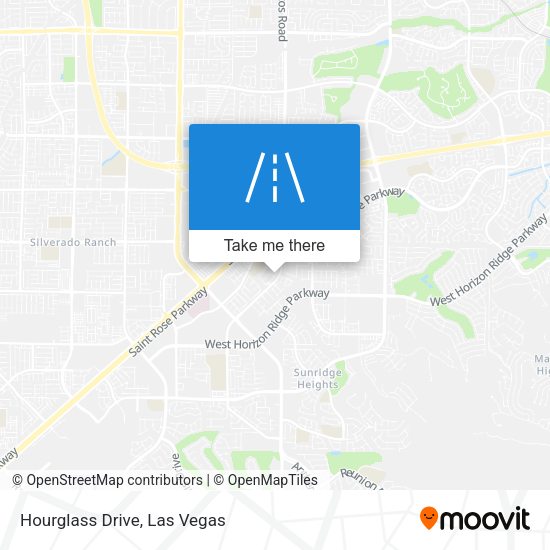 Hourglass Drive map