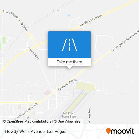 Mapa de Howdy Wells Avenue