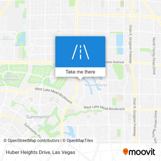 Huber Heights Drive map