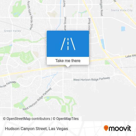 Hudson Canyon Street map