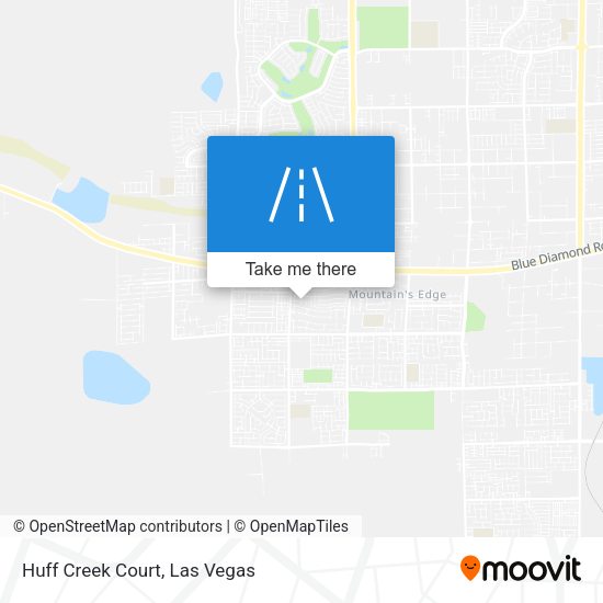 Mapa de Huff Creek Court