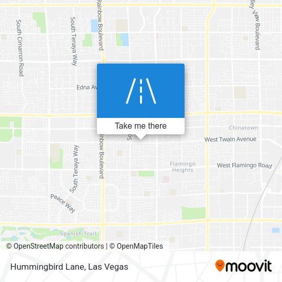 Hummingbird Lane map