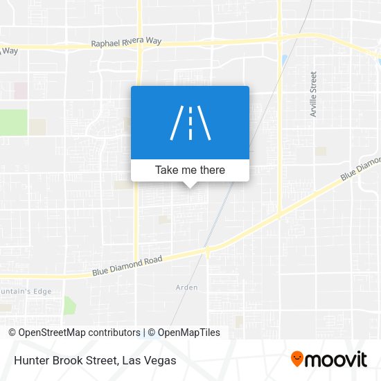 Hunter Brook Street map