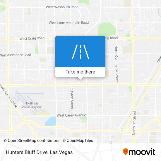 Hunters Bluff Drive map
