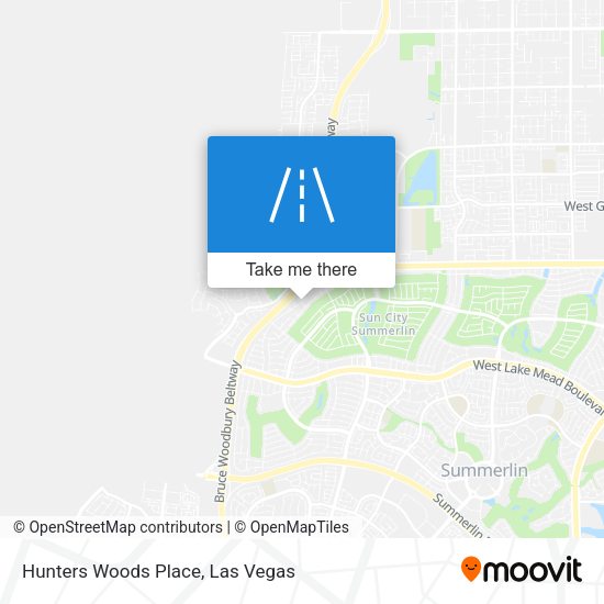 Hunters Woods Place map