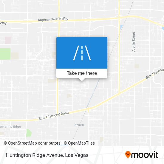 Huntington Ridge Avenue map