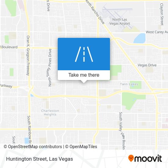Huntington Street map