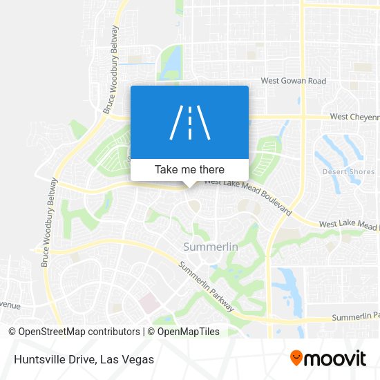 Mapa de Huntsville Drive
