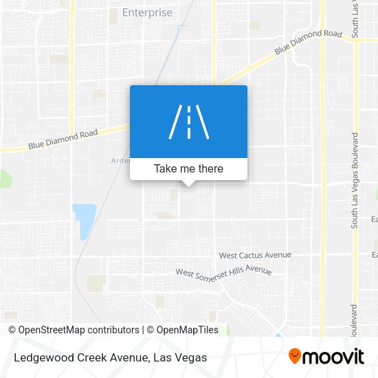 Ledgewood Creek Avenue map
