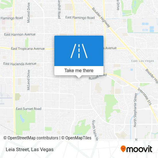 Mapa de Leia Street