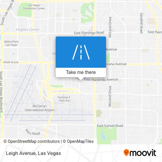 Mapa de Leigh Avenue
