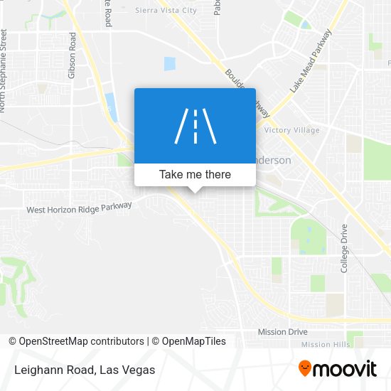 Mapa de Leighann Road