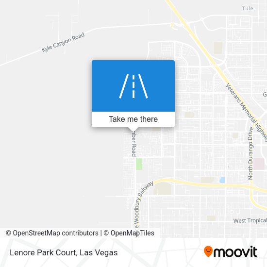 Lenore Park Court map