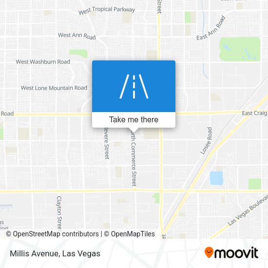 Mapa de Millis Avenue