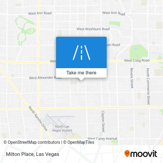 Mapa de Milton Place