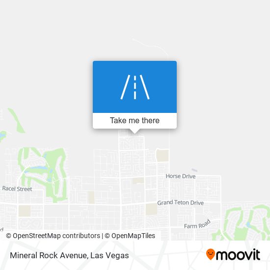 Mineral Rock Avenue map