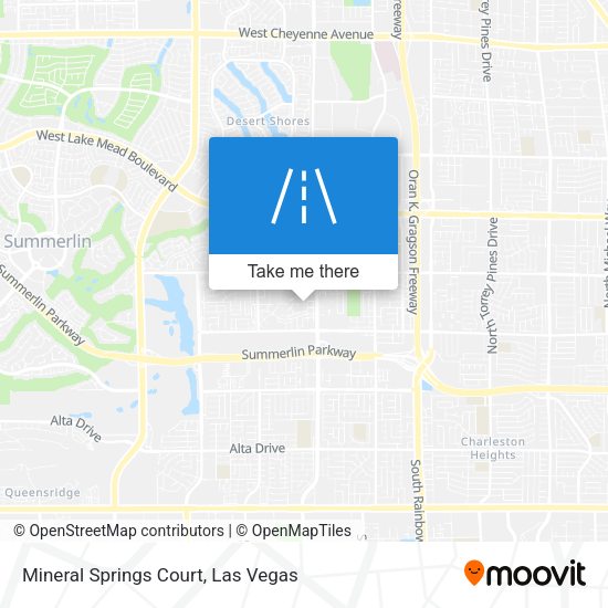 Mineral Springs Court map