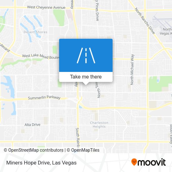 Mapa de Miners Hope Drive