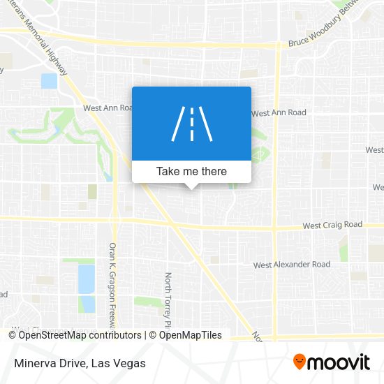 Mapa de Minerva Drive