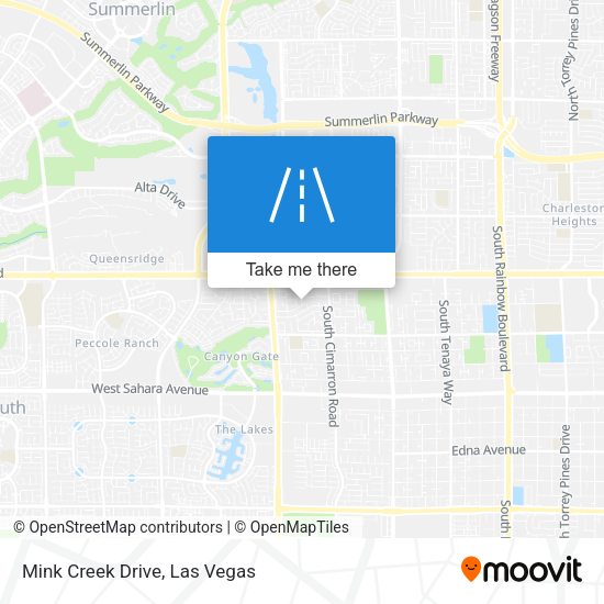 Mapa de Mink Creek Drive