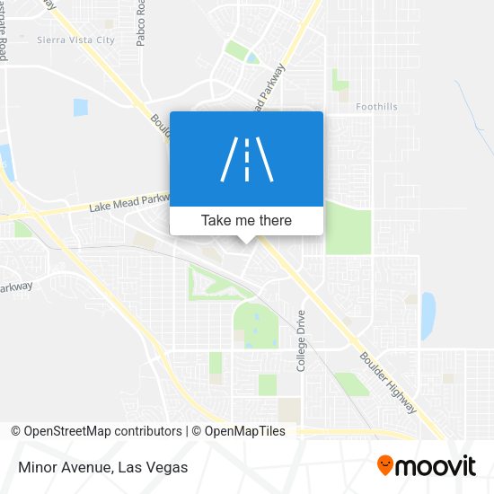 Mapa de Minor Avenue