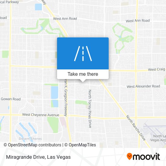 Miragrande Drive map