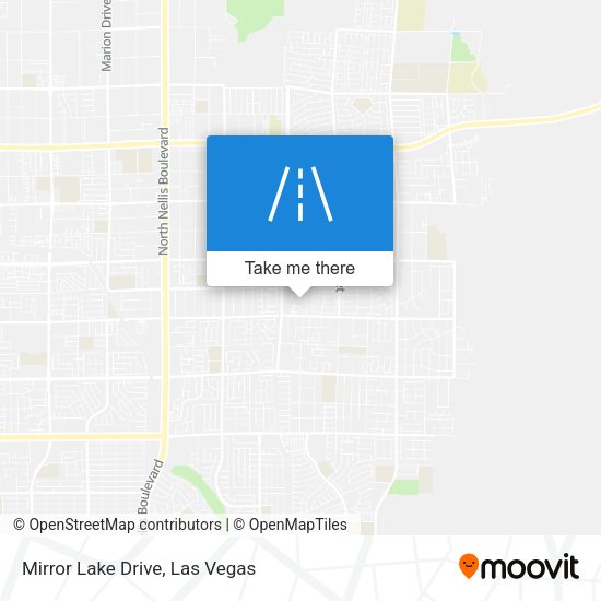 Mirror Lake Drive map