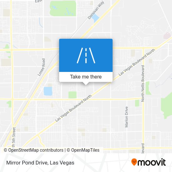 Mirror Pond Drive map