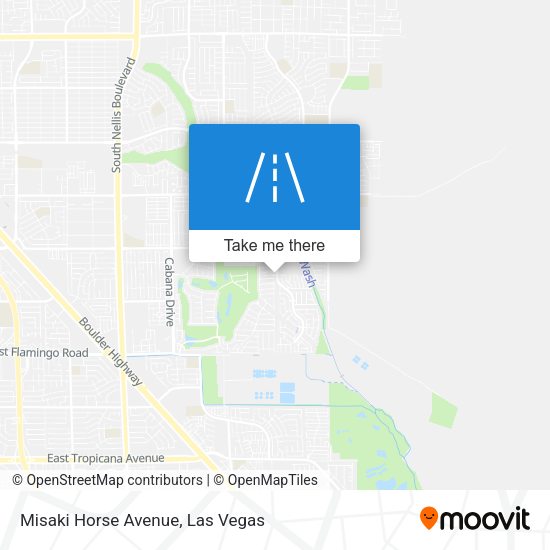 Misaki Horse Avenue map