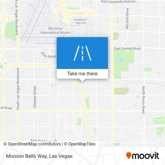 Mapa de Mission Bells Way
