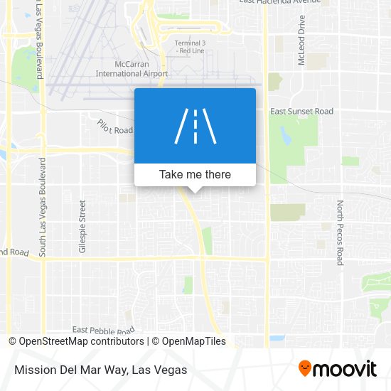 Mission Del Mar Way map