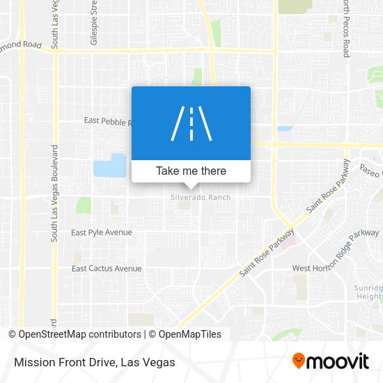 Mission Front Drive map