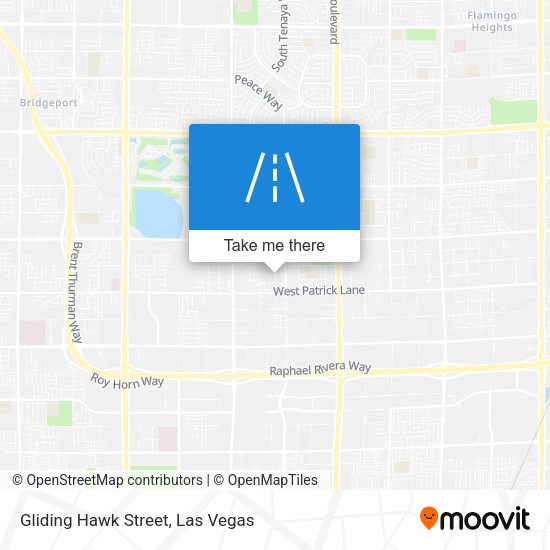 Gliding Hawk Street map