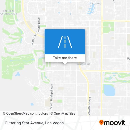 Glittering Star Avenue map